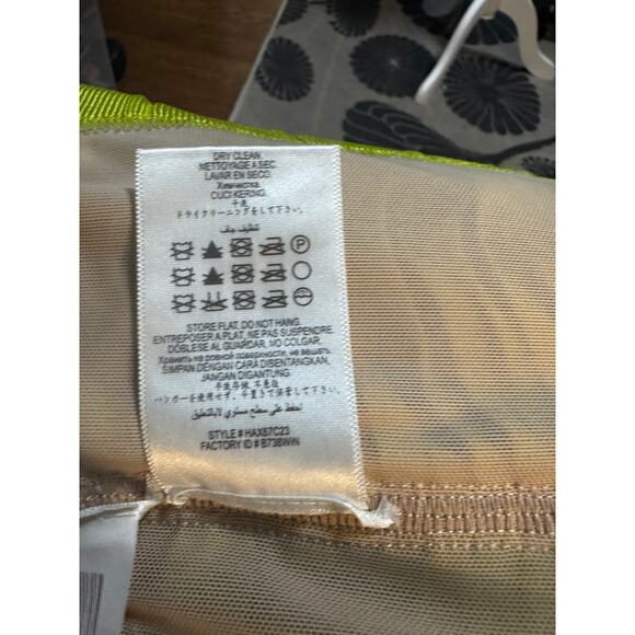 Hervé Léger “Ysabel” Cutout Bandage Dress – Electric Lime – Size M - Picture 6 of 6